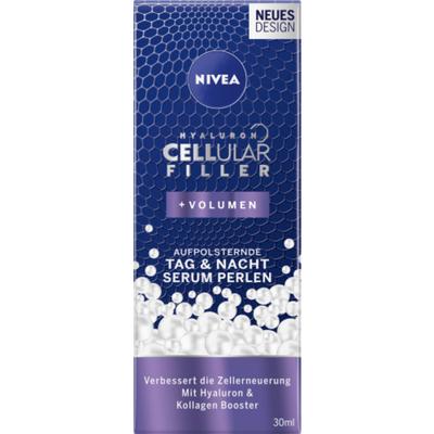 Немецкая Nivea Hyaluronic Cellular Filler Дневная и ночная жемчужная сыворотка 30 мл
