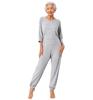 Special Needs & Disability Romper for Women S-XXL: Adaptive Jumpsuit with Double-End Zip, Long Sleeve Pants for Easy Care