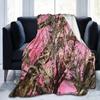 Real Tree Camouflage Camo Blanket Flannel All Season Military Popular Warm Throw Blankets for Bed Couch Bedding Throws King Size