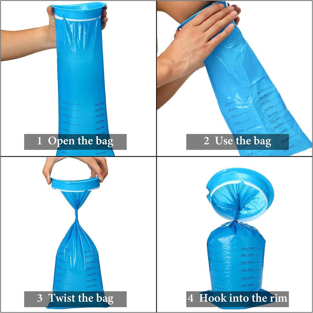 Пакеты от рвоты Пакеты от рвоты Одноразовые пакеты от рвоты 1000 мл Пакеты от рвоты Пакеты от тошноты Герметичные пакеты от рвоты для самолетов и автомобилей