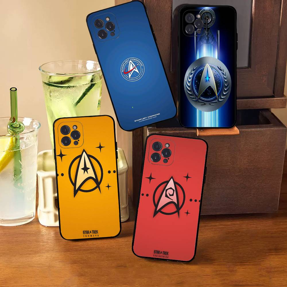 S-Star T-Trek Phone Case For IPhone 17 16 15 14 13 12 11 Pro Max Plus Mini Soft Black Cover