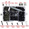 177pcs Fairing Bolts Motorcycle Screws Body Screws Nuts For Kawasaki Z750 Z900 Z1000 Z800 Versys 650 Er6n Ninja 400 300