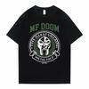 Rapper Mf Doom Madvillain The Illest Villain Metal Face Graphic Print T-shirt Male Casual Oversized Tshirt Men Hip Hop T Shirts