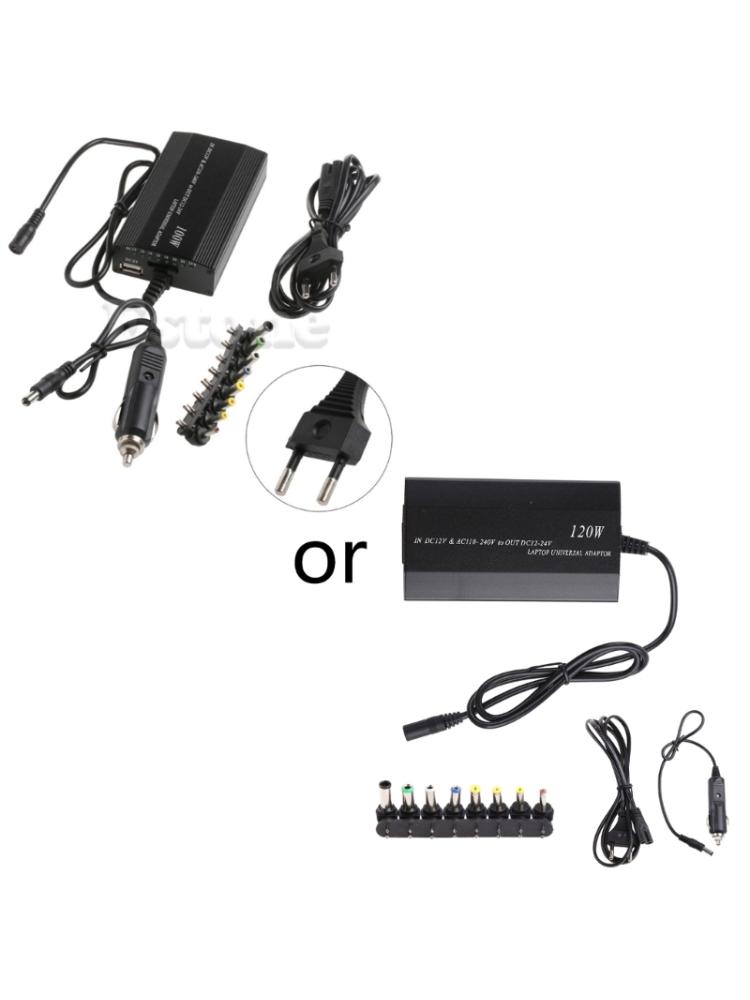 В автомобильное зарядное устройство с инвертором C, подходит для большинства ноутбуков