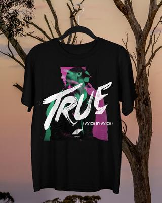 Вдохновленная Avicii Певица True Basic Хлопок Черный Все Размеры Мужская Футболка Унисекс Футболка