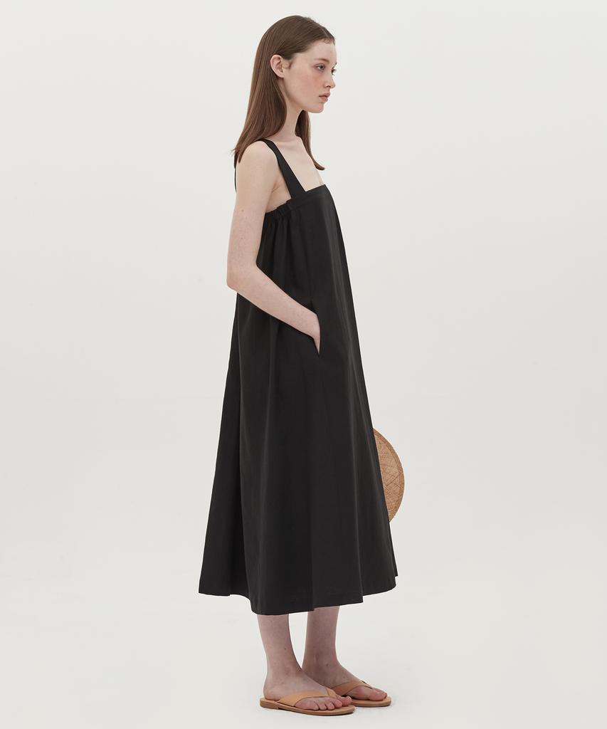 Jun By Jun K A-Line Banding Dress_Black