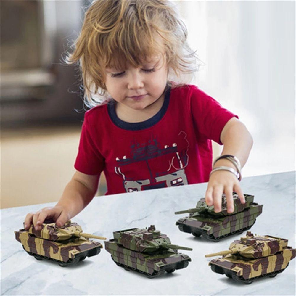 Игрушки Модели Танков 4D Игрушки Военный Грузовик Симуляторы Мини Набор Транспортных Средств Подарки на День Рождения
