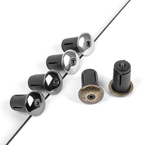 Universal Bicycle Handlebar End Plugs Lightweight Durable Handlebar Caps with Hex Key for Secure Fit Compatible with Most Bicycle Handlebars