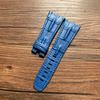 Кожаный ремешок для оригинальных часов Ap 15703 Royal Oak Offshore Серия 28мм22мм Черный Коричневый Синий Красный Ремешки Аксессуары Мужские