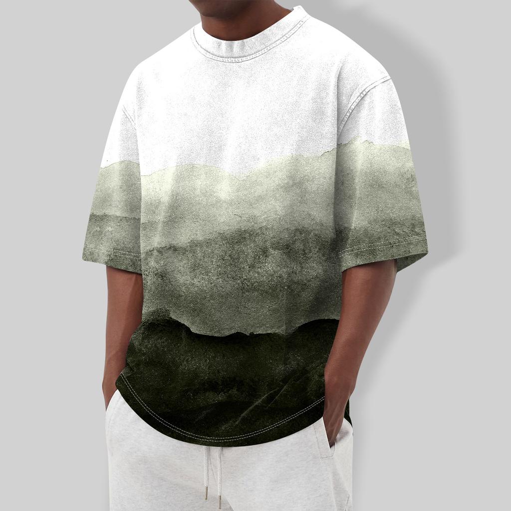 Мужская футболка Футболки с графическим текстом Pool3D печать Уличная повседневная одежда с короткими рукавами и принтом Базовая одежда