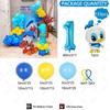 133pcs Cartoon Donald Duck Theme Film Balloon Arch Kit Children's Birthday Party Festival Scene Decorats Wedding Party Kids Toys