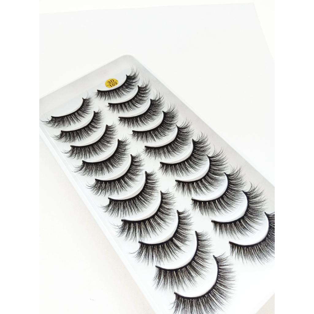 Натуральные 3D норковые ресницы, 5/10 пар ресниц, эффектные накладные ресницы, искусственные ресницы для макияжа, оптовая продажа, наращивание ресниц