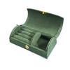 Bead Velvet Arch Face Jewelry Box Solid Color Partitions Portable Rings Storage Case Space Saving Protective