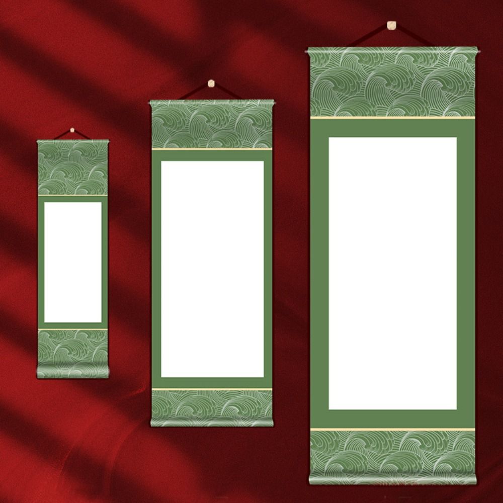 Painting Drawing Paper Vintage Rice Paper Scroll Calligraphy Paintings Mounting Scroll Artist