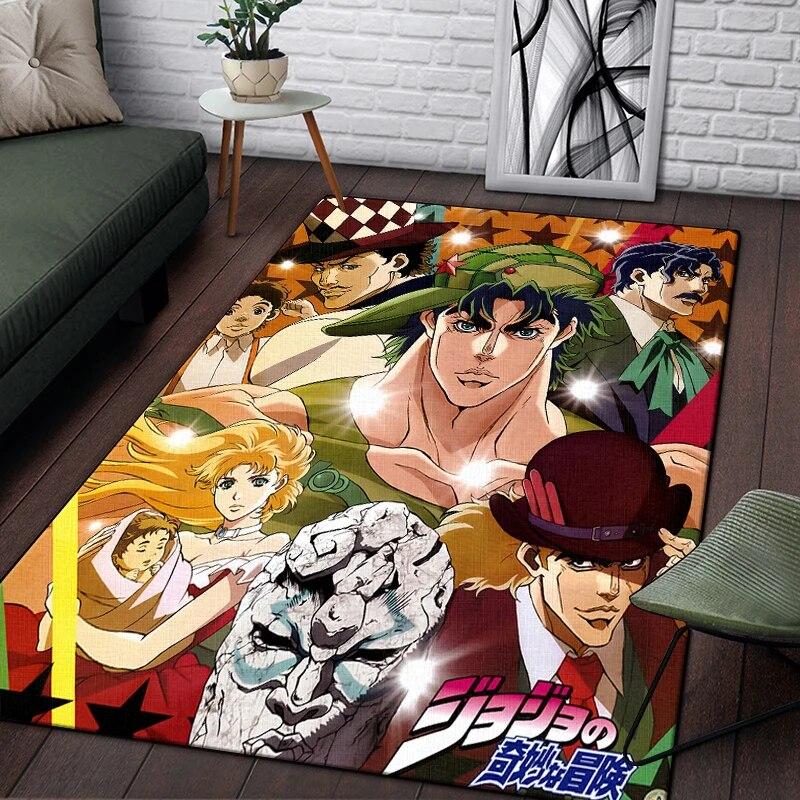 Джоджо аниме красивый ковер с рисунком для гостиной большой ковер черный мягкий ковер украшения дома коврики бохо коврики для пикника