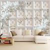 Flower Wallpaper 3d Relief Jewelry Flower Wall Mural Living Room Bedroom Luxury Home Decor Fresco