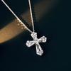 Cross Cross Metal 925 Birthday Made In Japan [JDE] Necklace, Women's Necklace, Hypoallergenic, Silver, Present,