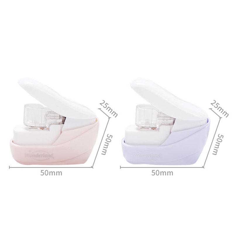 Мини-степлер без гвоздей, простой и легкий степлер для книг, степлер без степлера, офисные переплетные принадлежности, школьные принадлежности