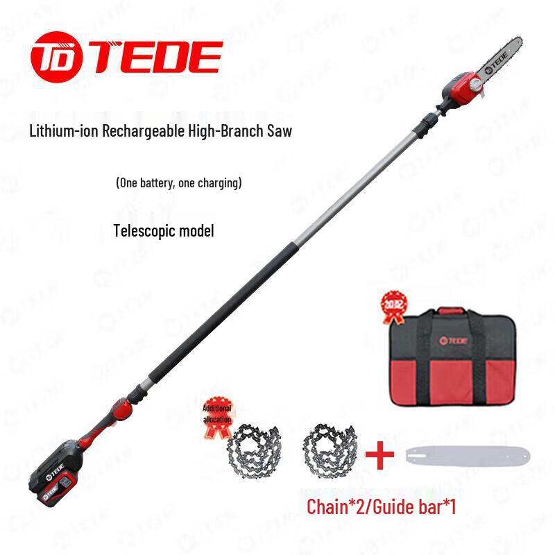 TEDE YD-5581 12-inch Cordless Pole Saw