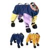 Waterproof Dog Boots with Suspender 4-Legged Dog Rain Shoes Anti-Slip Pet Paw Protector for Small