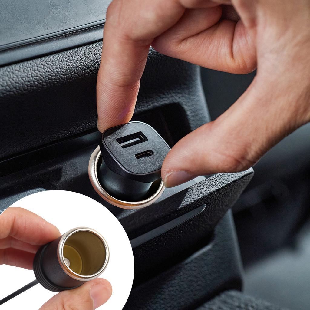 USB A Male на розетку прикуривателя автомобиля 12В, повышающий адаптер USB 5В на прикуриватель 12В, для видеорегистратора, GPS, автомобильных светодиодных лент и другой автомобильной электроники