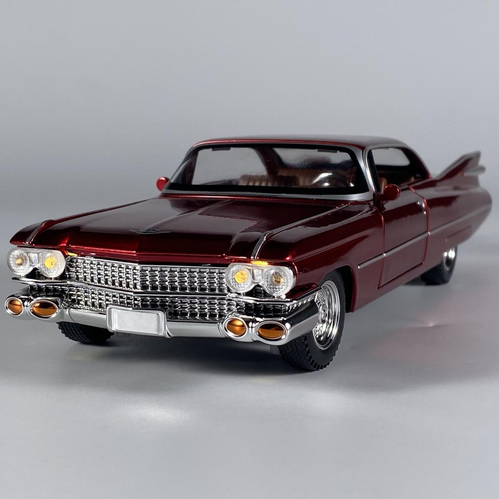 1:24 Scale Cadillac Eldorado Biarritz 1959 Series 62 Alloy Diecast Metal Model Desktop Ornaments Kids Gift Birthday Present Boys