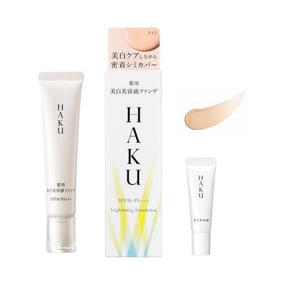Тональный крем HAKU, осветляющая тональная основа, отбеливающая сыворотка, маленький объем 30 г, жидкая тональная основа, отбеливающая сыворотка.