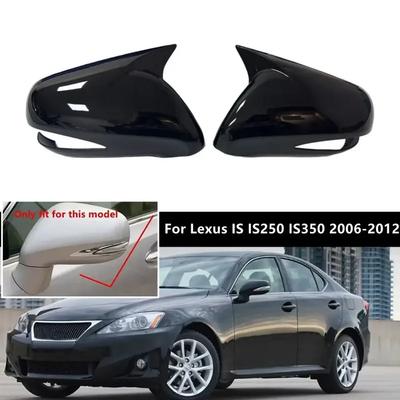 Для Lexus IS350 IS250 ES350 2008-2012 с левым рулем Автомобильная наклейка Крышка зеркала заднего вида Бокового зеркала Колпачок крыла Накладка на внешнюю дверь Задний вид ABS