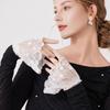 Elegant Romantic Mesh Lace Detachable Layered Ruffle Fake Sleeves Sweet Decoration Sweater Elastic Wrist Horn Cuffs
