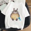 Футболка с графическим принтом в стиле аниме Миядзаки Хаяо, женская футболка Harajuku Aesthetic White Tops, новинка 2023 года, летняя мода, женская футболка Y2K