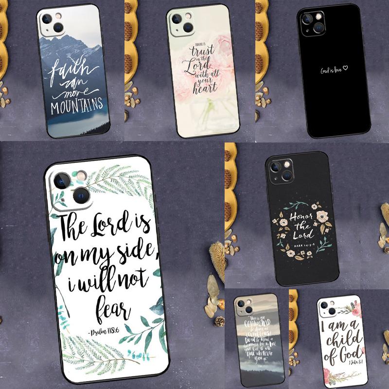 Bible Verse Quotes Case For Xiaomi Redmi Note 14 13 Pro 12 10 11 15 Pro Plus Redmi 15 15C 10C 12C 13C 14C Cover