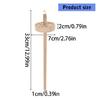 Drop Spindle Yarn Hand Spindle Wood Weaving Spindle Whorl Yarn Spin Tool for Enthusiasts
