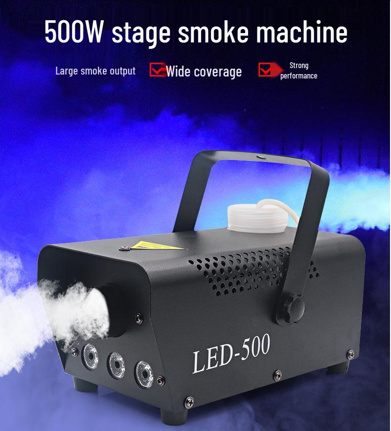 500W Remote-Control Smoke Machine for Stage, Photography, Weddings, and Bars