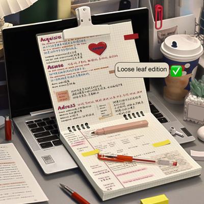 Блокнот с отрывными листами Горизонтальные линии Квадраты Пробелы Утолщенная бумага Молочный блокнот Домашнее исследование