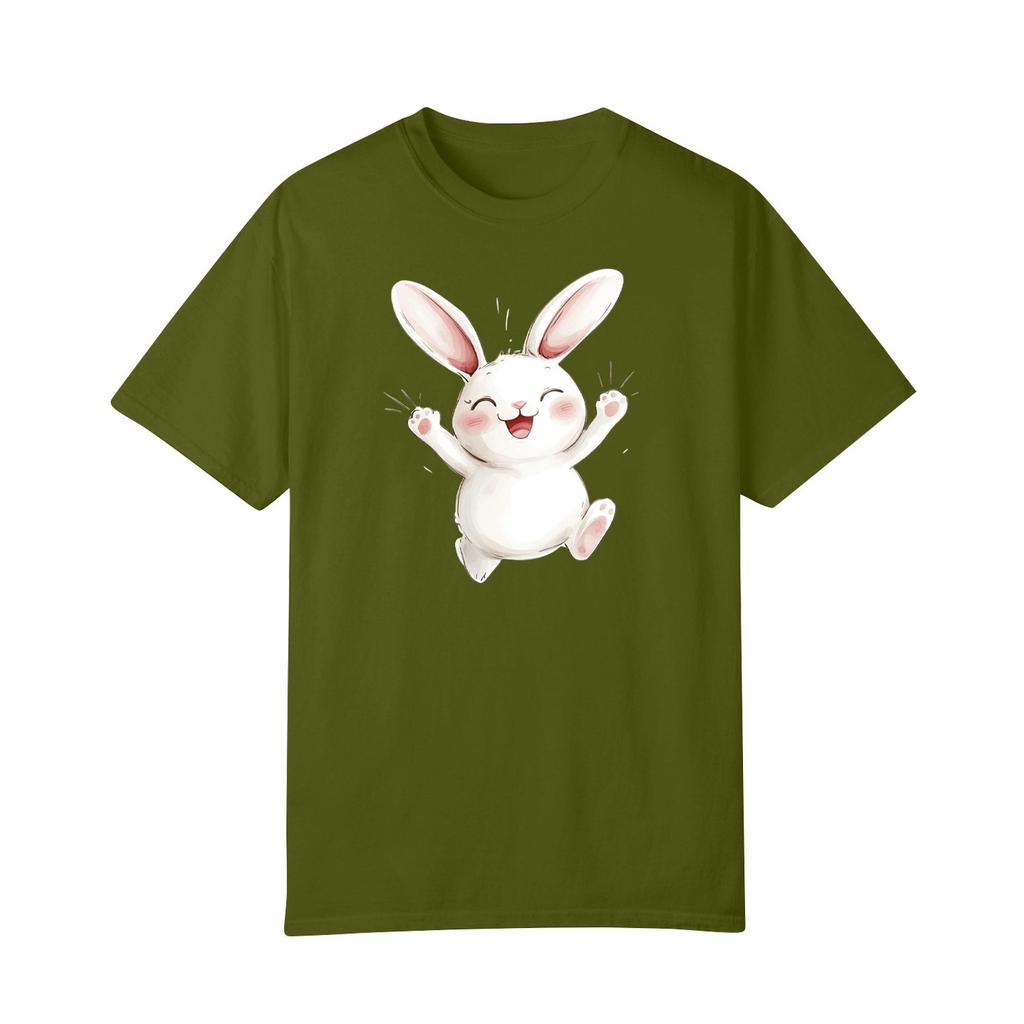 Women's Round Neck Casual Printed Short-sleeved T-shirt Top