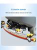 Electric Ride-On Floor Scrubber and Sweeper with Vacuum and Mop for Industrial and Commercial Use