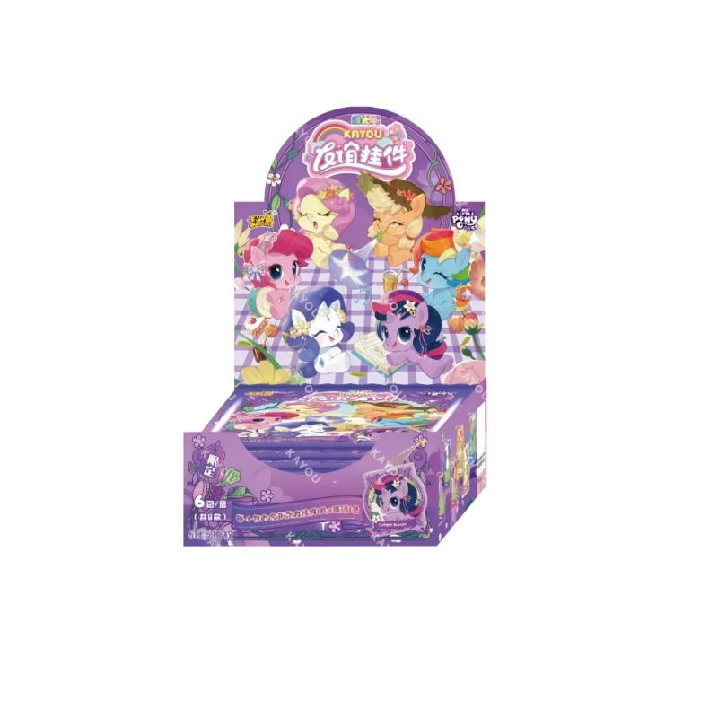 Официальный Оригинальный My Little Pony: Подвеска-открытка «Дружба — это волшебство» Аниме Периферия Коллекция Игрушка Подарок Шкатулка