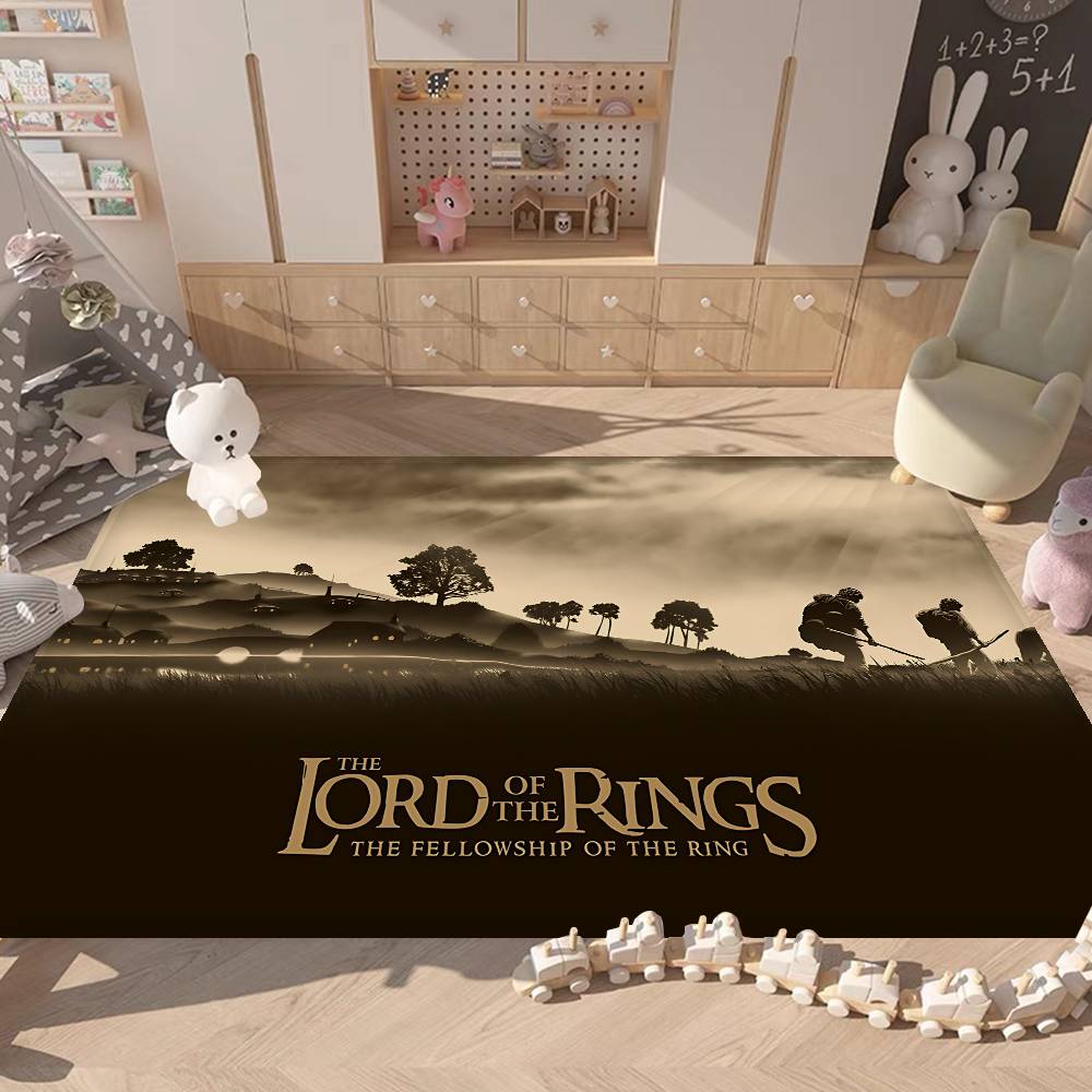 Fantasy Movie The L-Lord Of The R-Rings Entrance Door Mat Washable Non-Slip Living Room Sofa Chairs Area Mat Welcome Doormat