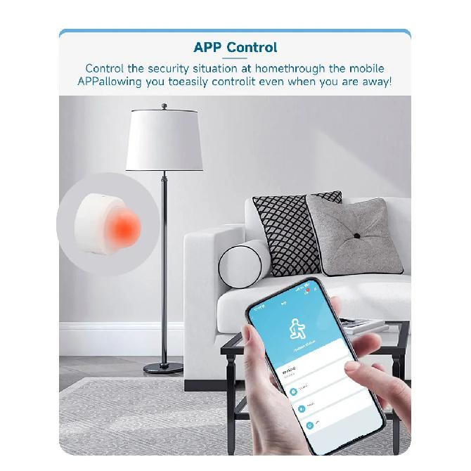 Tuya Zigbee PIR Motion Sensor Human Body Infrared Detector Home Security Alarm Movement Detection Sensor Works With Smart Life