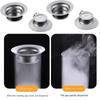 Prevent Backflow Sewer Anti-smell Plug Stainless Steel Toilet Deodorant Stopper