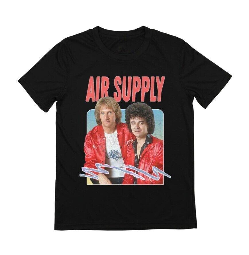 Retro Air Supply Concerts 80s Shirt Classic Black Mens Unisex S-5XL E1240