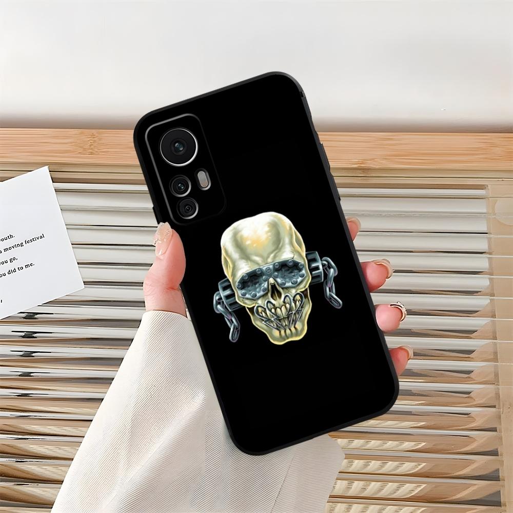 M-MegadethS Логотип Череп Металлический Чехол для Телефона Для Xiaomi 15 13 14 10 12 11 Pro POCO F6 X6 X3 F5 X5 Pro Lite Ultra Оболочка Coque