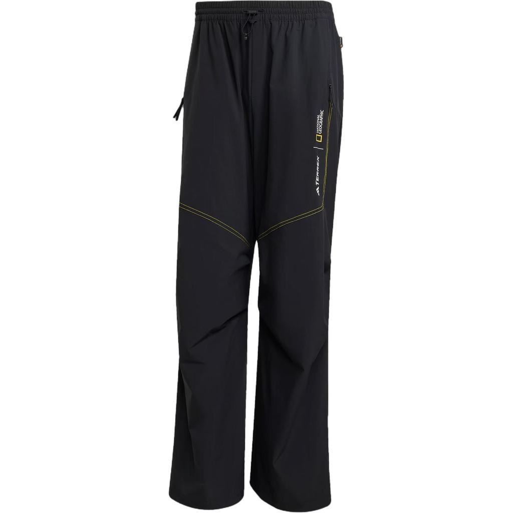 adidas X National Geographic Collaboration Ng AR Wvn Pnt Sports Удобные повседневные брюки, приятные для кожи, мужские брюки, черные KA3278