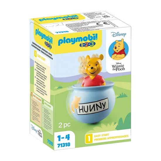Playmobil 1 2 3 Disney Pooh's Morning Honey Pot 71318, популярные игрушки в Корее