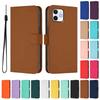 For iPhone 12 Wallet Leather Flip Case For 12 Protective Book Cover Coque Fundas Shell For iPhone12