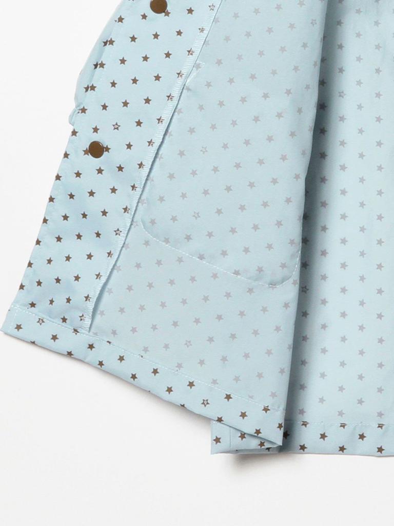 Kodomo Beams StarSAX Sizes Pattern Coat Raincoat, Kids' 90, 90-130cm, 55190152375, B, Baby/Baby/Randoseru