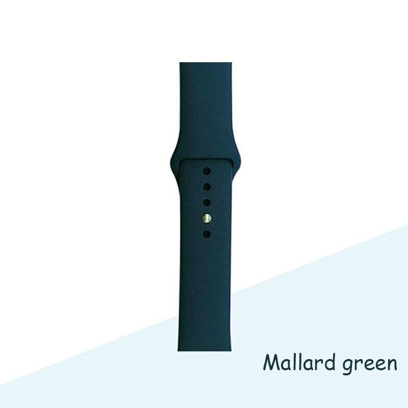 Силиконовый ремешок для браслета Apple Watch 44 мм 40 мм 38 мм 42 мм ремешок для часов Apple Watch Band Correa для Iwatch Series7 6 Se 5 4 3