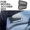 Накладки на вентиляционные отверстия приборной панели в стиле карбона, подходят для Honda Accord