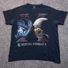 Промо-футболка Mortal Kombat X, мужской размер Medium (Подходит для маленьких) Винтажный стиль Ретро