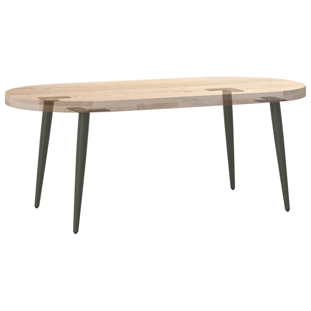 Vidaxl Nogi Do Stolika Kawowego, 4 Szt., Antracyt, 42-43 Cm, Stal